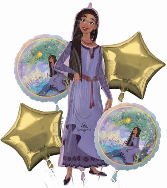 Disney Wish Foil Balloon Bouquet