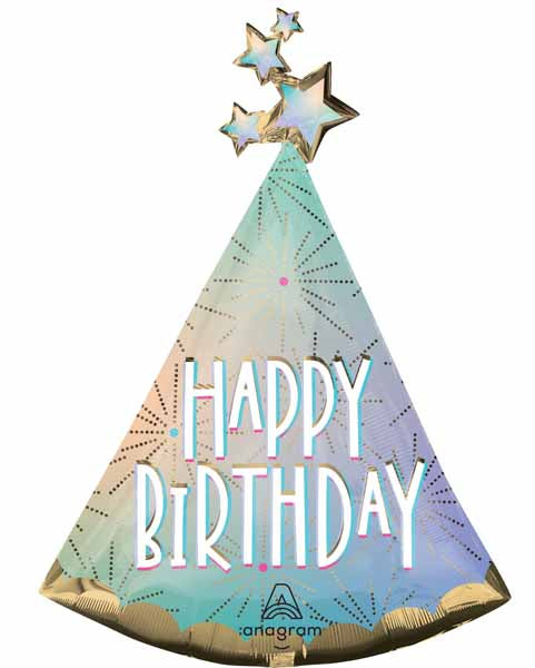 Pastel Dream Happy Birthday 36-Inch Foil Balloon