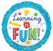 Back to School 18" Round Foil Balloon