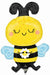 Happy Bee Mini Shape Foil Balloon