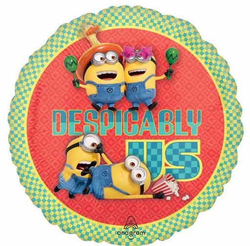 Despicable Me 4 Round Foil Balloon, 18 Inch
