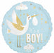 Special Delivery Boy 18-Inch Round Foil Balloon