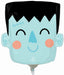Monster Mingle Head Mini Shape Halloween Foil Balloon