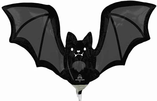 Glow Batty Bat Mini Halloween Foil Balloon