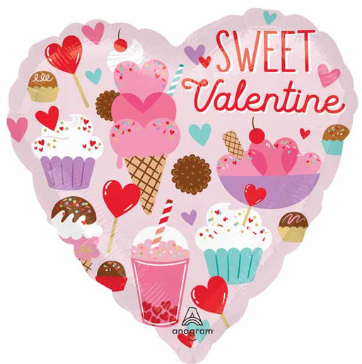 Sweet Valentine 18-Inch Foil Balloon