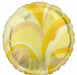 Gold Macro Marble 18-Inch Round Foil Balloon