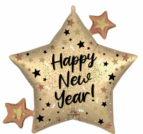 HNY NATURAL SPARKLE STAR 29" SHP P35 PKG
