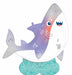 Shark Party AirLoonz 54-Inch Foil Balloon
