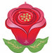 Sending Flowers Rose 30-Inch Shaped Foil Balloon