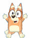 Bingo from Bluey 32-Inch Shaped Foil Balloon
