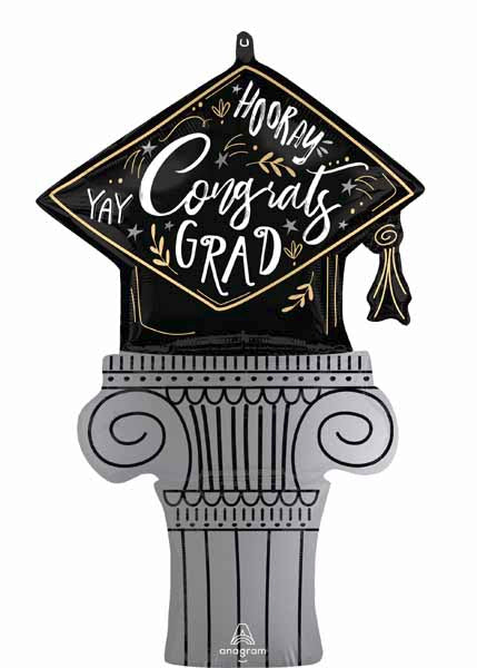 Grad Cap Achievement 35" Foil Graduation Balloon