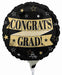 Congrats to the Grad 9-Inch Round Foil Balloon