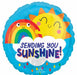Sending You Sunshine 18" Round Foil Balloon