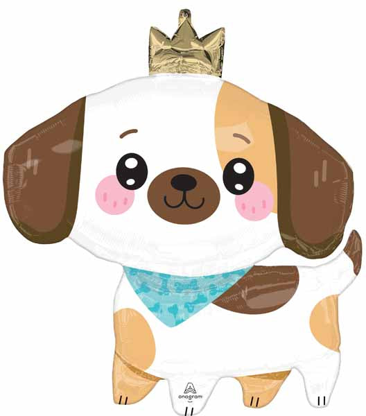 Kawaii Puppy 27" Shaped Foil Balloon