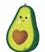 Food Friends Avocado 24-Inch Shaped Foil Balloon