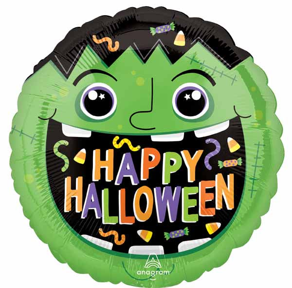 Haunted Manor Monster 18 Inch Round Foil Balloon