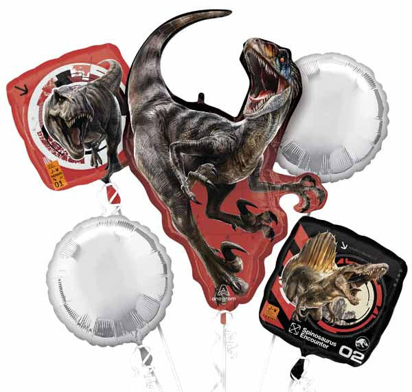 Jurassic World Foil Balloon Bouquet