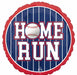 Home Run Baseball 18-Inch Round Foil Balloon