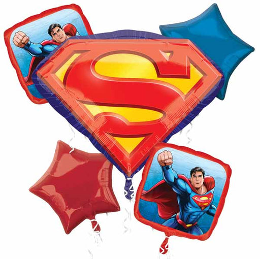 Superman Foil Balloon Bouquet