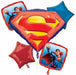 Superman Foil Balloon Bouquet