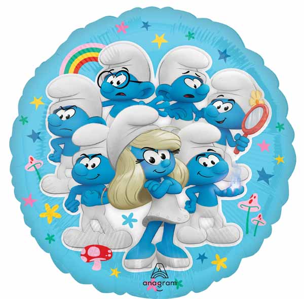 Smurfs Movie 18-Inch Round Foil Balloon