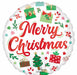 Santa's Christmas Presents 18-Inch Round Foil Balloon