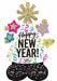 HNY CONFETTI CHEER 36" JR AIRLOONZ P55