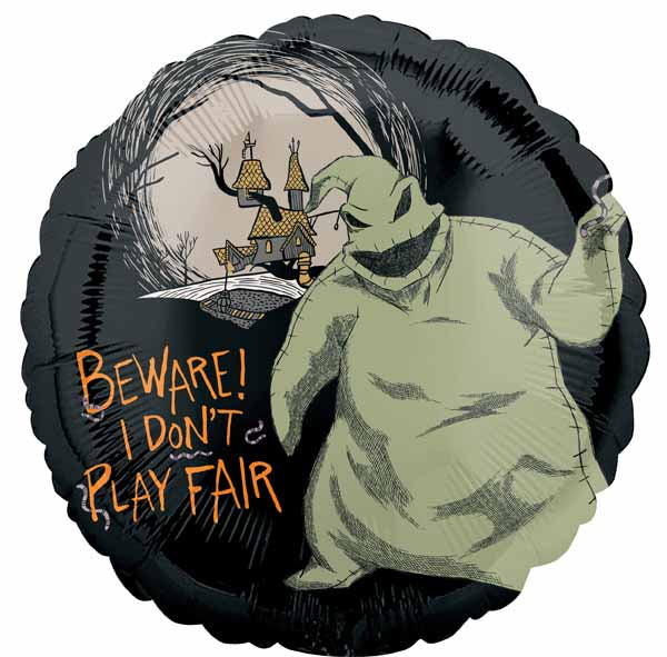 The Nightmare Before Christmas 18-Inch Round Foil Balloon