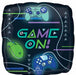 Game On 18-Inch Square Foil Balloon