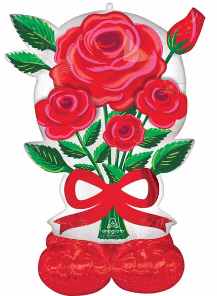 Rose Radiance 48-Inch AirLoonz Foil Balloon