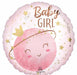 Little Moon Girl 18" Round Foil Balloon