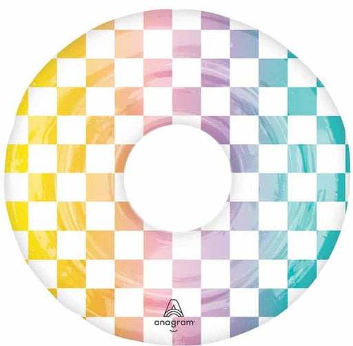 Pastel Beach Tube 27 Inch Shaped Foil Balloon