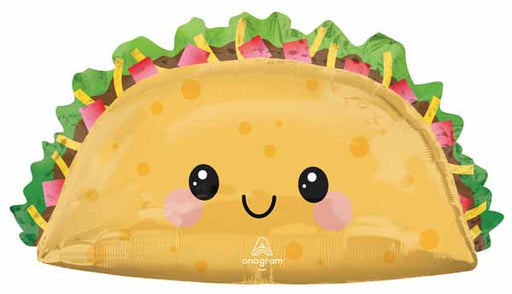Taco Time 33-Inch Shaped Foil Balloon