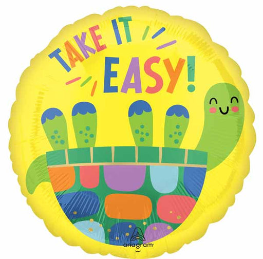 Turtle Get Well 18-Inch Round Foil Balloon