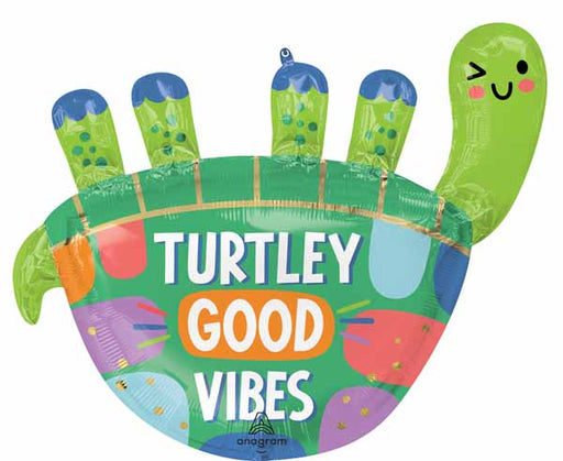 Turtle Get Well Foil Balloon, 27 Inch