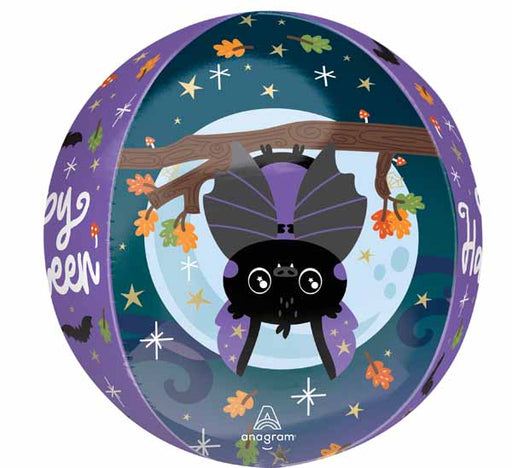 Twilight Bat Halloween 16" Orbz Foil Balloon