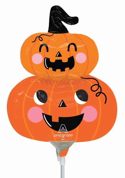Stack O' Lanterns Mini Shape Halloween Foil Balloon