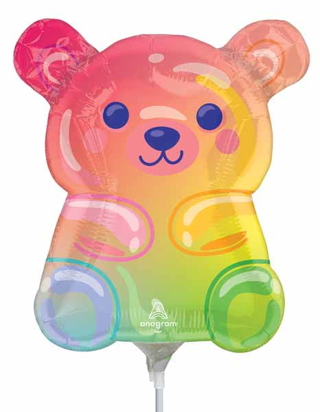 Gummy Bear Mini Shape Foil Balloon