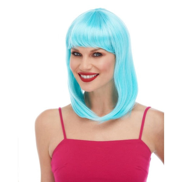 Light Blue Doll Costume Wig