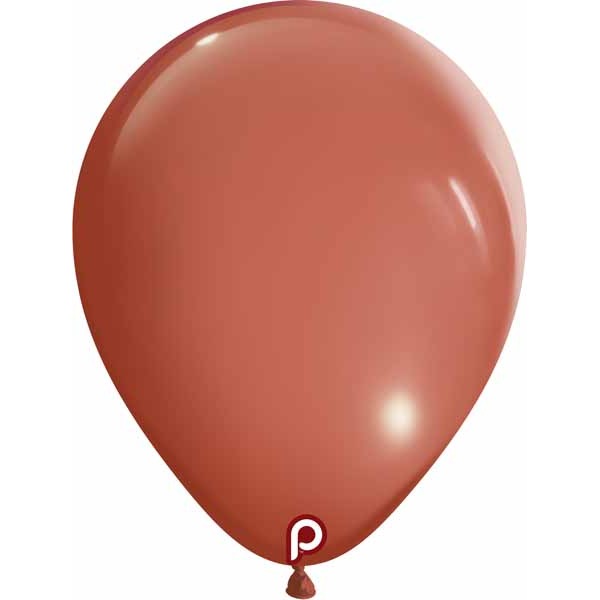 Prima Terracotta 18-Inch Round Latex Balloons, 25 Count