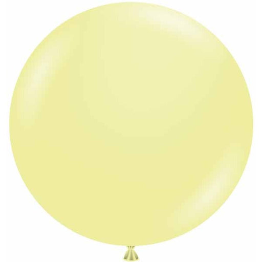 TUFTEX 24-Inch Lemonade Yellow Latex Balloons, 25 Count