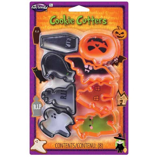 8-Piece Creepy Halloween Cookie Cutter Set