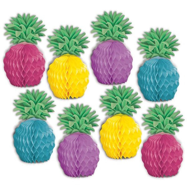 Pineapple Mini Centerpieces, 8 Pack