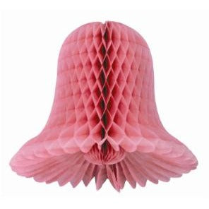 Dusty Rose 9" Westminster Tissue Bells, 2-Pack