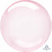 Crystal Clearz Dark Pink Balloon, 18 to 20 Inches