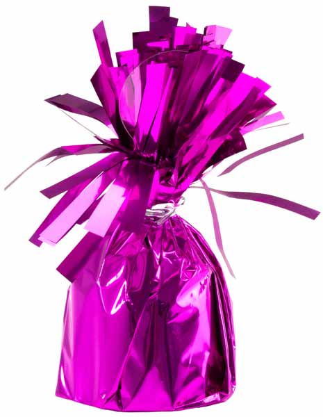 Anagram Bright Pink Foil Balloon Weight