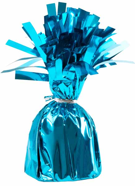 Anagram Caribbean Blue Foil Balloon Weight