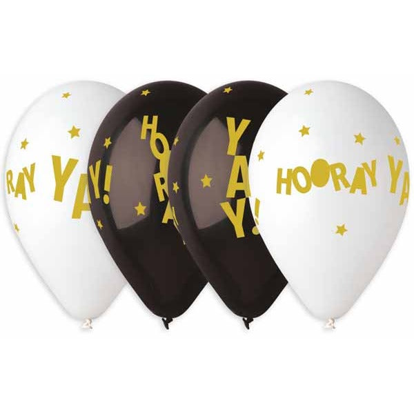 GEMAR 13" GOLD YAY & HOORAY 50/BAG