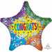 Congrats Streamer 18-Inch Foil Balloon