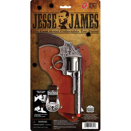 Parris Jesse James Toy Pistol & Holster Set